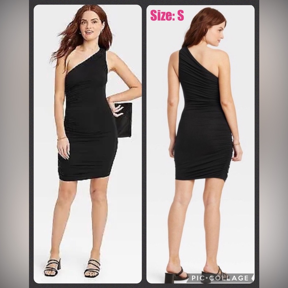 A New Day-Black Off Shoulder Dress